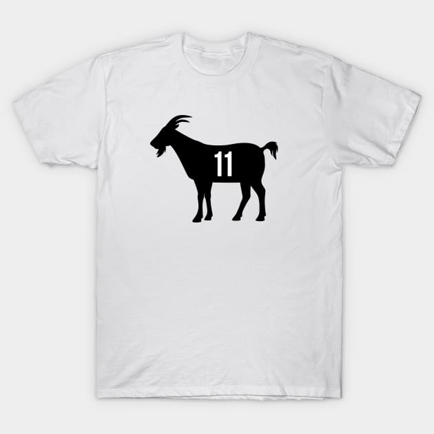 BK GOAT - 11 - White T-Shirt by KFig21